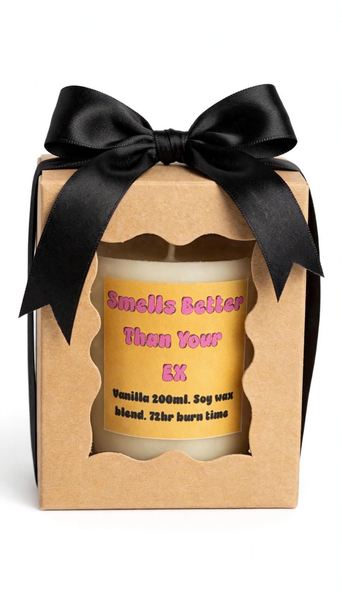 Vanilla scented soy wax candle - gift ideas
