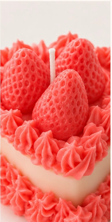Heart shaped Cake Candle