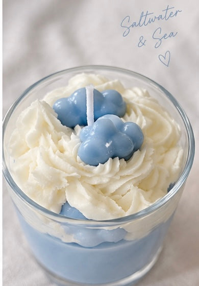 Saltwater and sea scented candle - Clouds of Bliss
