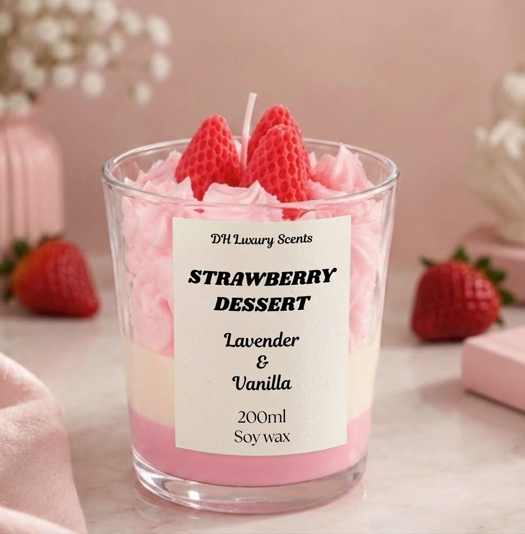 Strawberry Dessert - Sweet Vanilla cream scented