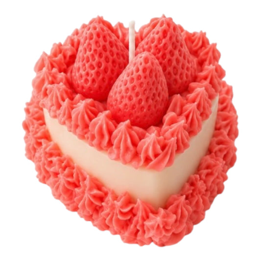 Heart shaped Cake Candle