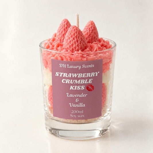 Strawberry Crumble Kiss - Lavender & Sweet Vanilla