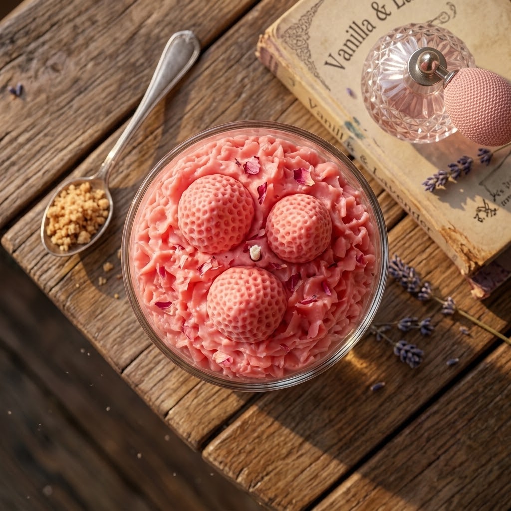 Strawberry Crumble Kiss - Lavender & Sweet Vanilla