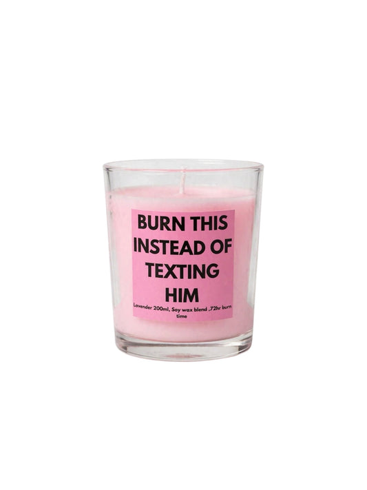 Lavender scented soy wax candle - gift ideas