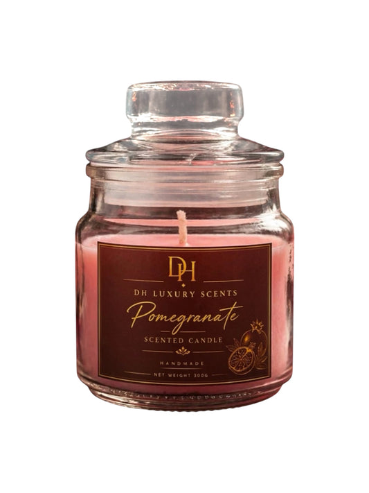Pomegranate scented candle
