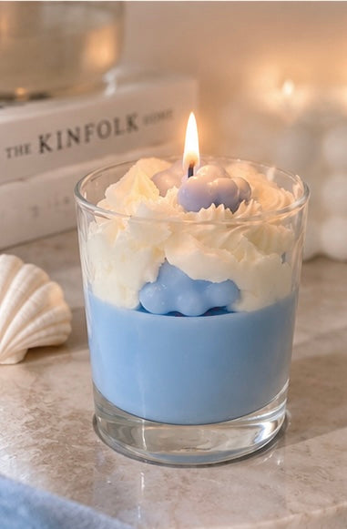 Saltwater and sea scented candle - Clouds of Bliss