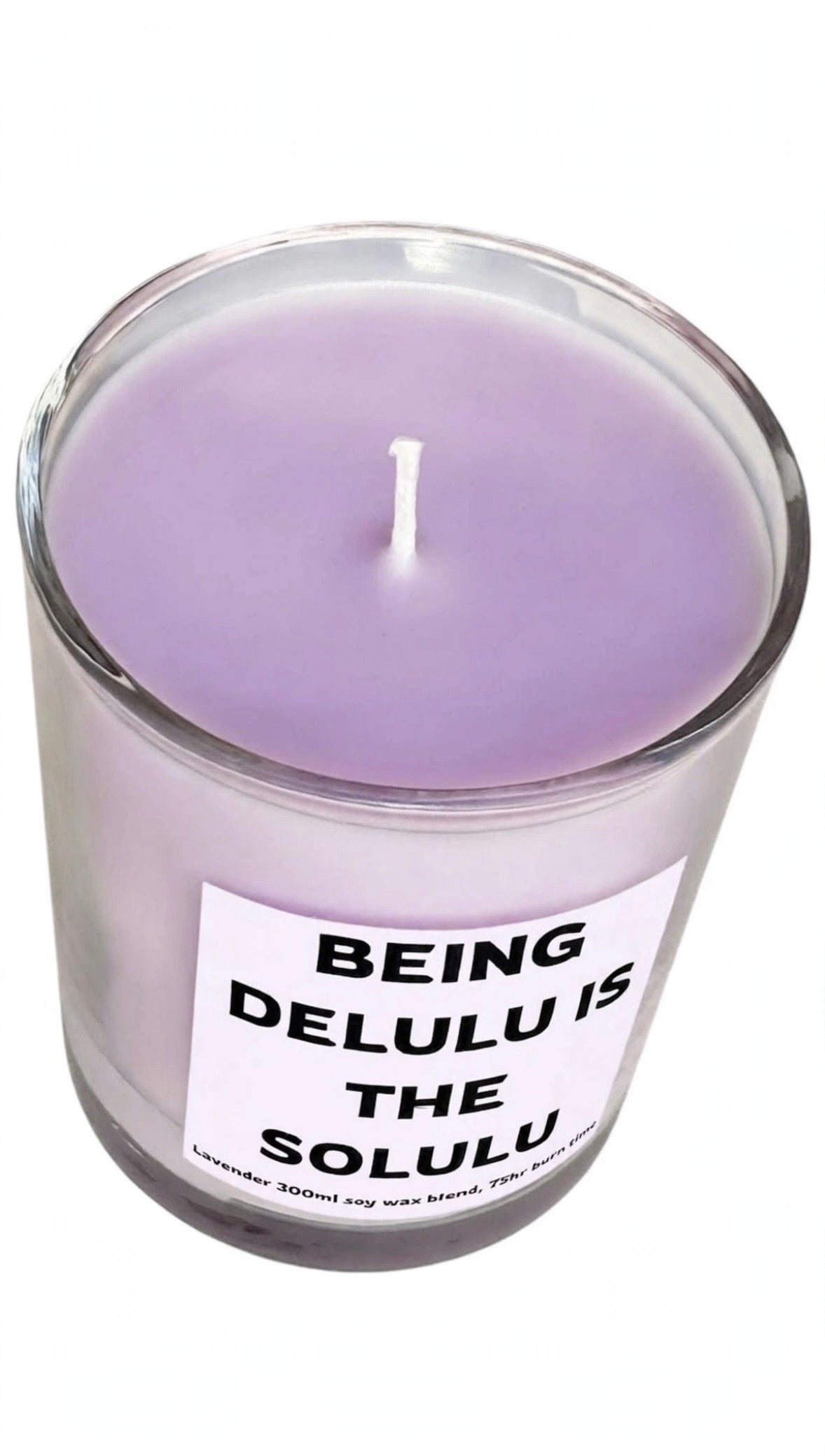 Lavender scented Soy wax candle- gift ideas