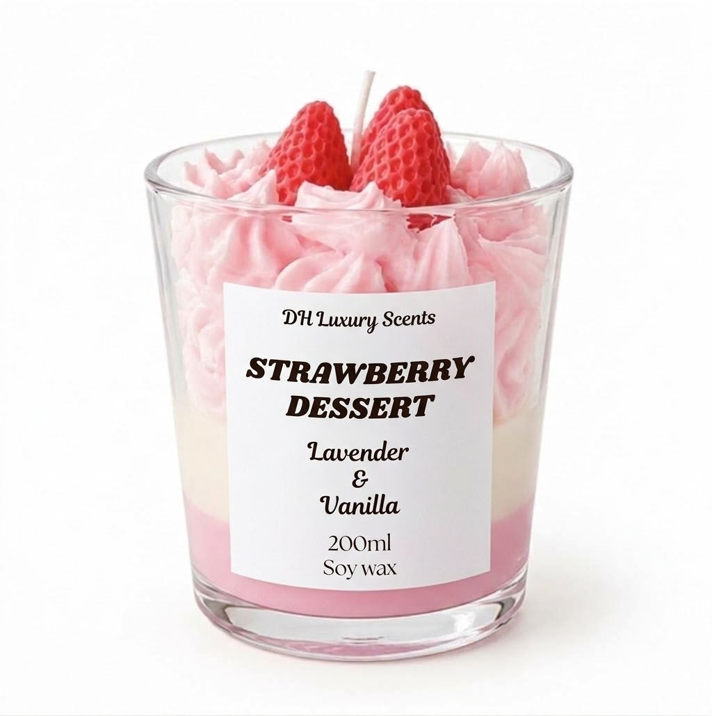 Strawberry Dessert - Sweet Vanilla cream scented