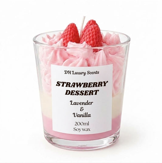 Strawberry Dessert - Sweet Vanilla cream scented