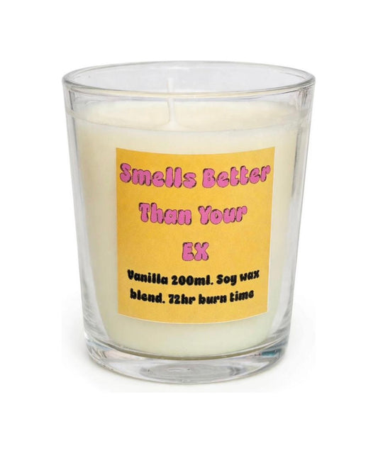 Vanilla scented soy wax candle - gift ideas