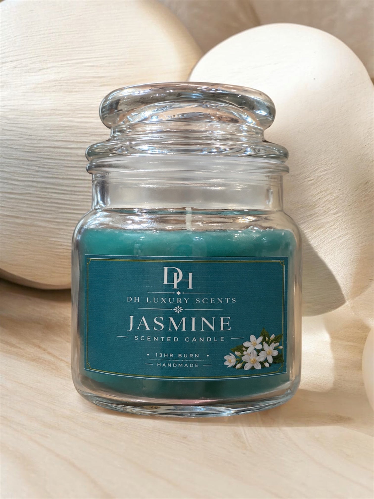 Jasmine scented candle