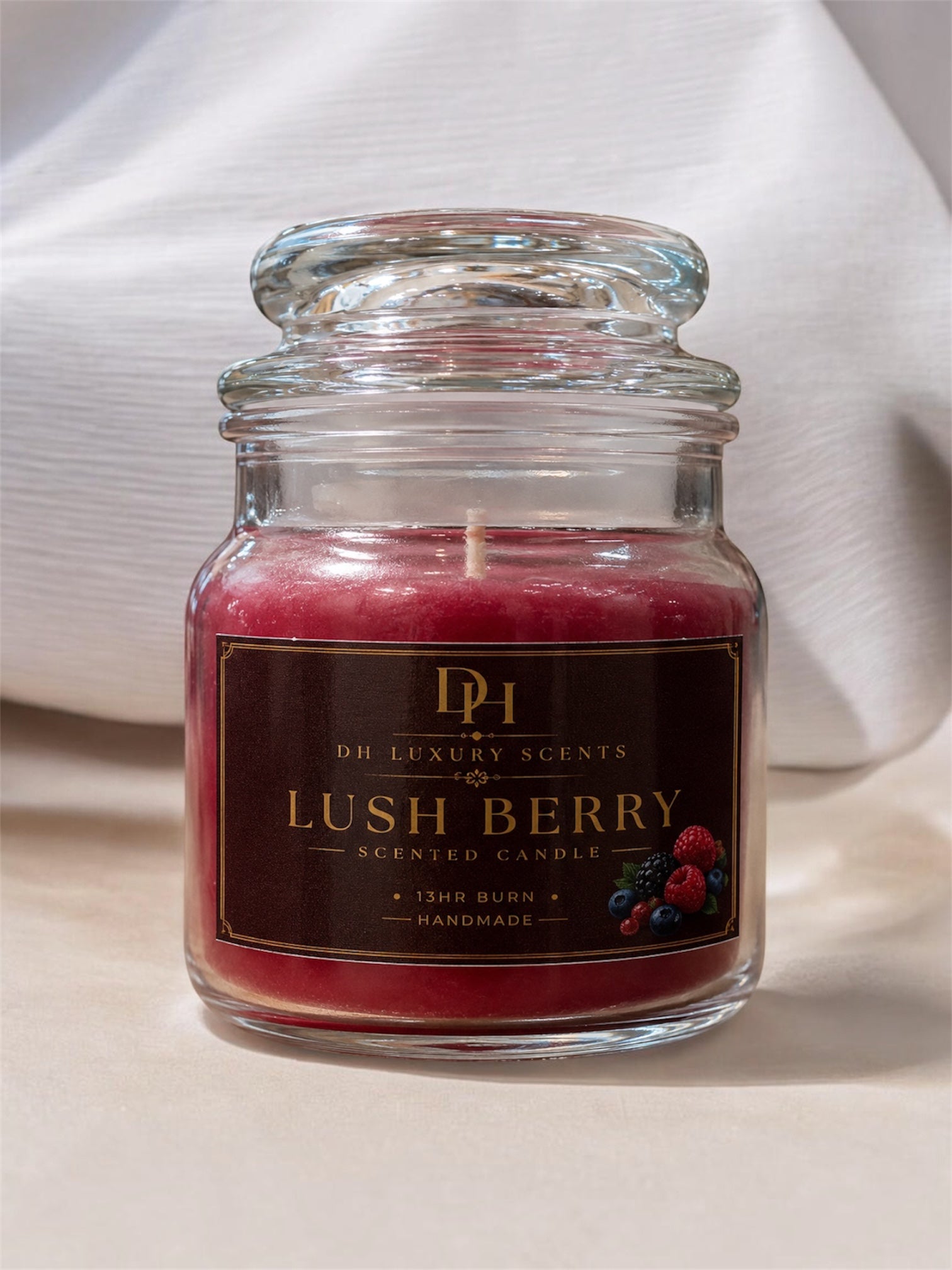 Lush Berry scented candle