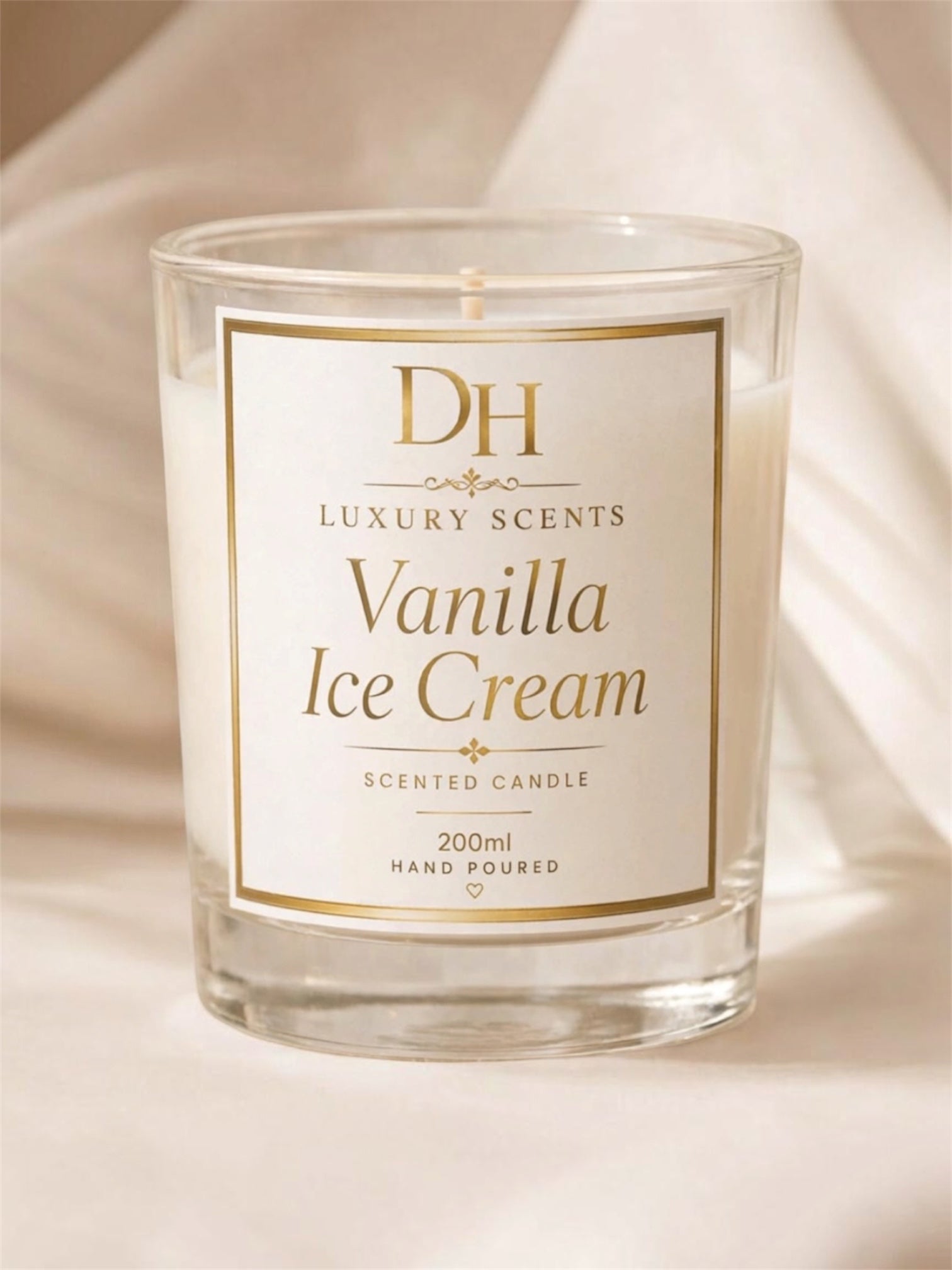 Vanilla Ice Cream scented candle